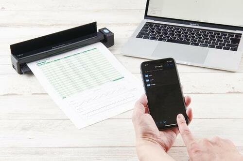 ポイント2：スマホからのスキャンも可能 イメージ