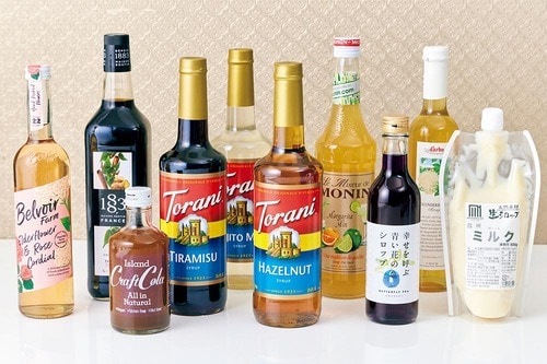 フレーバー系など変わり種のかき氷シロップ