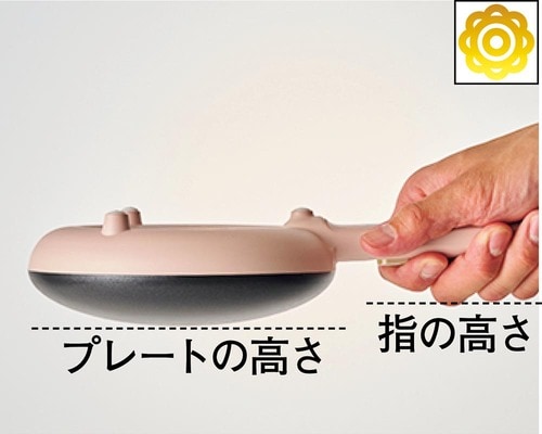 つくりやすさ:生地が自然とプレートにつく クレープメーカーおすすめ イメージ