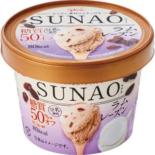 サンロクマルのおすすめ3：グリコ「スナオ ラムレーズン」 イメージ