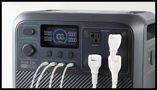 ▼実容量(実測値):1850Wh 大容量ポータブル電源おすすめ イメージ