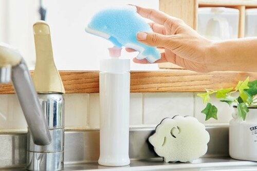 狭いシンクでも大丈夫！清潔を保てるスポンジがありました イメージ