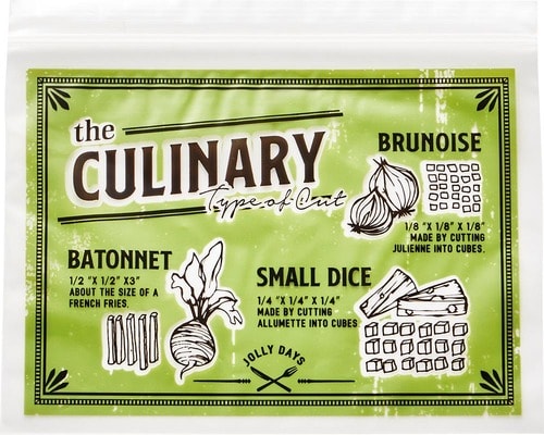 ポップなデザインが魅力「ジッパーバッグ Culinary」 イメージ2