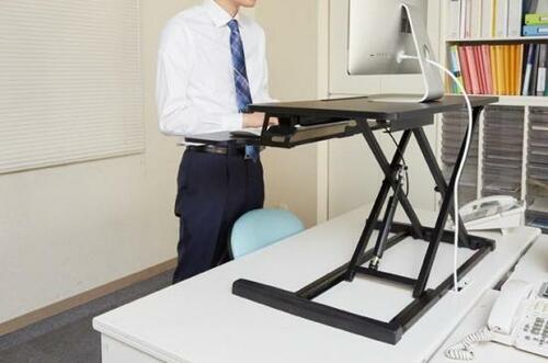 ココがBEST：レバーで簡単に昇降できる イメージ2