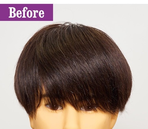 ツヤも束感も出て良い仕上がりに メンズヘアジェルおすすめ イメージ