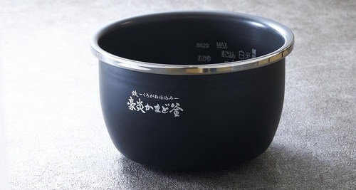 ポイント2：大火力を生かす鉄を仕込んだ内釜 イメージ