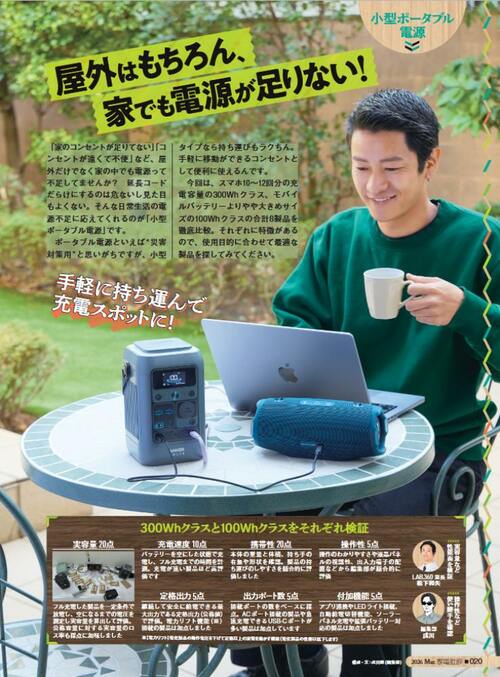 小型ポータブル電源を手軽に持ち運んで充電スポットに！ 小型ポータブル電源おすすめ イメージ