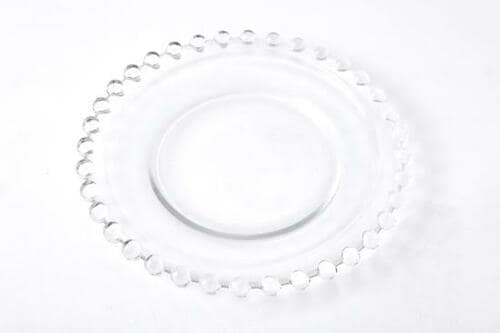 セリア:ガラスプレート アラベスク:食器