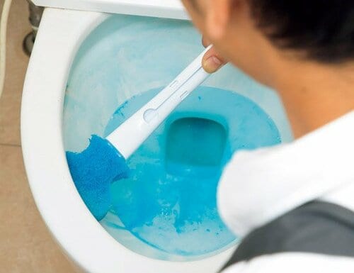 洗剤塗布して5分放置でブラシでの掃除は月イチでOK! イメージ2