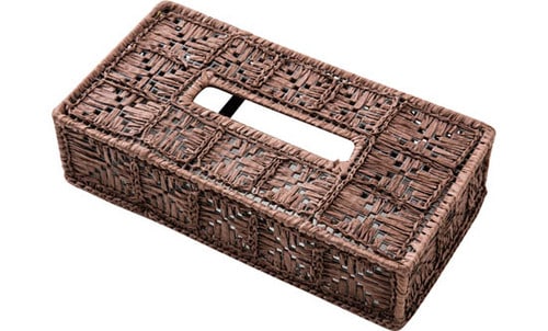 3coins:ペーパー編み:ティッシュケースBD