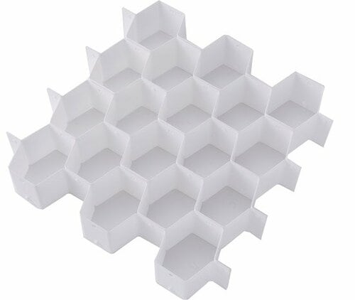 LOTI HOUSEWARE:蜂の巣形:引き出し:仕切り板:収納:衣類:衣替え:クローゼット:便利