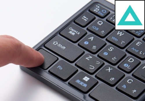 【打ち心地】 折りたたみキーボードおすすめ イメージ