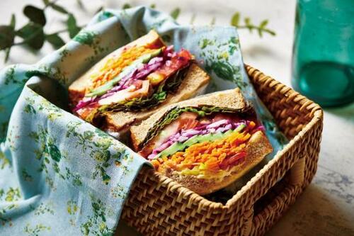 野菜不足の人にオススメ！ベジタブル サンドイッチ イメージ