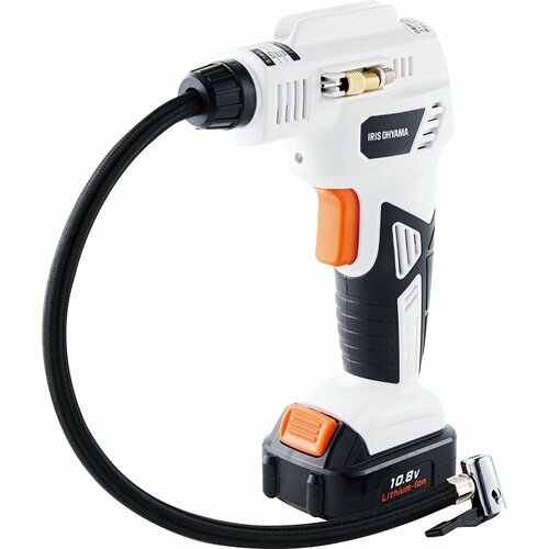 アイリスオーヤマ「充電式エアコンプレッサ10.5V JAC10 【バッテリー付き】」 イメージ