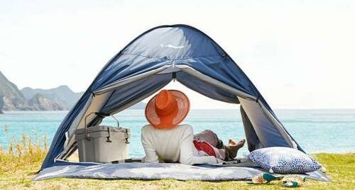 ［Pop up tent の魅力③］通気性がよくて環境耐性も良し イメージ