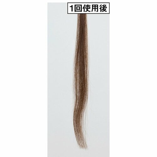 仕上がり：1回だけではうねりが残った ストレートアイロンおすすめ イメージ
