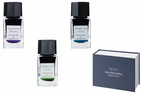 日本の美しい情景がモチーフ パイロット「万年筆インキ roshizuku mini」 イメージ