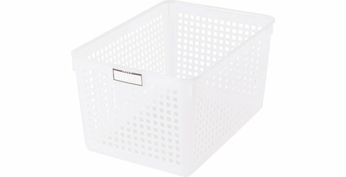 セリア:ネームバスケット ディープ:カゴ収納