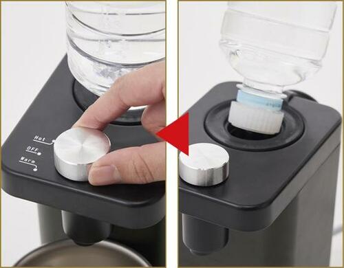 ペットボトルを挿したら数秒でお湯に！ イメージ