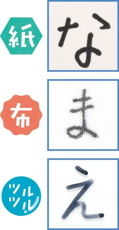 ゼブラ「おなまえマッキー 両用」繊細な字も美しく書けてベストバイ イメージ4