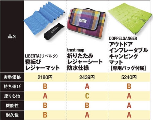 もうおケツ痛くない!レジャーシートの救世主 イメージ