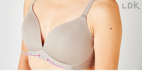 無印vsユニクロ_スウェット、テーパードパンツおすすめ 無印良品 婦人 ノンワイヤーモールド ホックのないブラジャー イメージ2