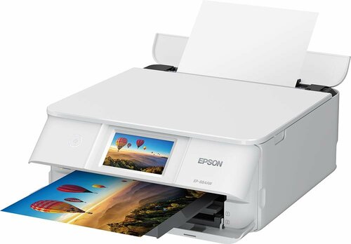 4.3型液晶モニター搭載で直感的な操作が可能 エプソン「カラリオ EP-884A」 イメージ