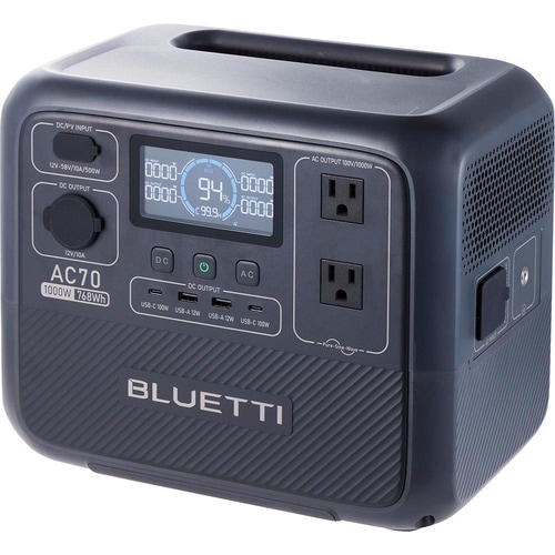 BLUETTIおすすめ BLUETTI AC70 小型ポータブル電源 イメージ1