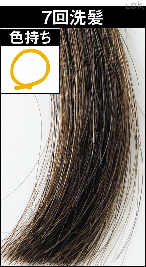 7回洗髪 白髪染めヘアカラーおすすめ イメージ