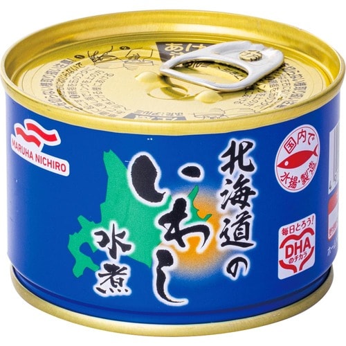 いわし缶詰おすすめ マルハニチロ 北海道のいわし水煮 イメージ