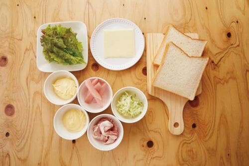 とろけるチーズ入り岩下の新生姜の豚肉巻きサンドイッチ イメージ