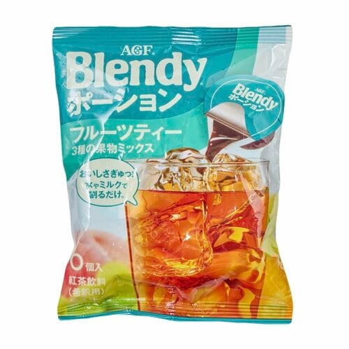 紅茶ポーションおすすめ AGF ブレンディ ポーション フルーツティー 3種の果物ミックス イメージ