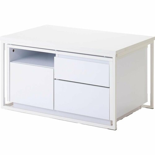 LOWYAの家具おすすめ LOWYA [幅70.5]ネストテーブル テーブル ローテーブル ドレッサー 鏡台 収納 引き出し 2個 コンパクト リビングテーブル イメージ