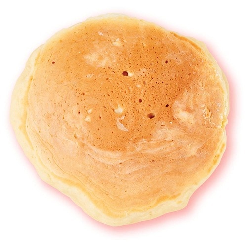 無印良品「鍋としても使えるこびりつきにくいフライパン深型24cm」で焼いたホットケーキの焼き色