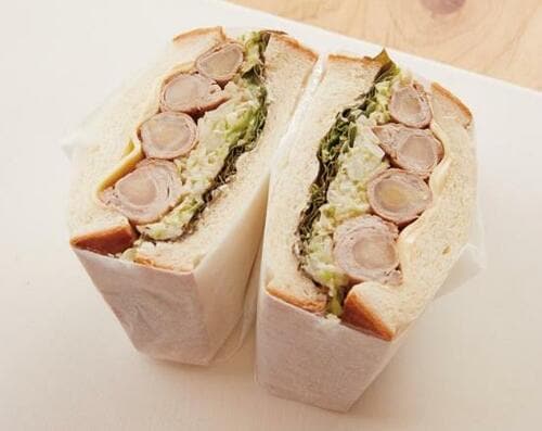 とろけるチーズ入り岩下の新生姜の豚肉巻きサンドイッチ イメージ7