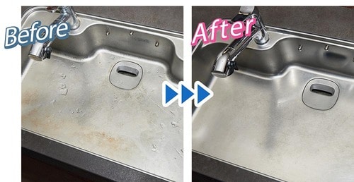 STEP2:酸性のクリーナーで水垢汚れを落とす おすすめ掃除洗剤おすすめ イメージ2
