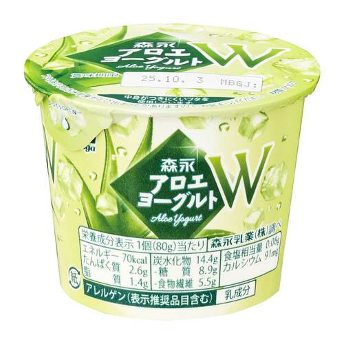ヨーグルトおすすめ 森永乳業 森永アロエヨーグルト W イメージ1