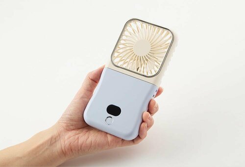 手にフィットして持ちやすい! ハンディファンおすすめ イメージ