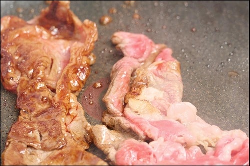 しっかりめの脂なのに後味はサッパリ すき焼き通販おすすめ イメージ