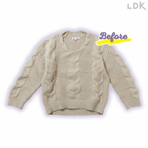 毛玉ニットのBefore ニットの毛玉を取るコツおすすめ イメージ