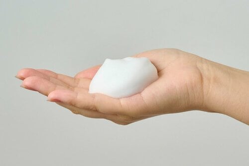 使用感:ふわふわの泡で洗える! イメージ