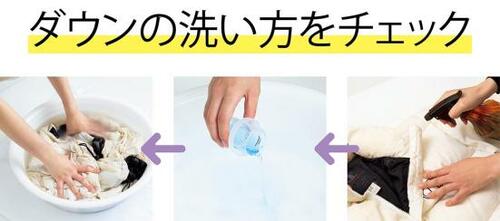 ダウンの洗い方をチェック！ イメージ
