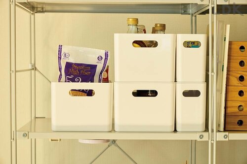 角がスッキリしてよりムダなく収納できる イメージ2