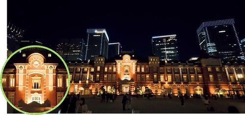 ＜夜景＞標準サイズ並みの表現力 アクションカメラおすすめ イメージ