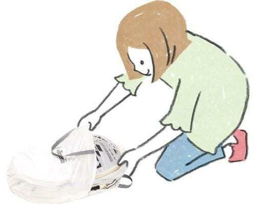 ［Pop up tent の魅力②］たたみやすくて持ち運びもラクチン！ イメージ6