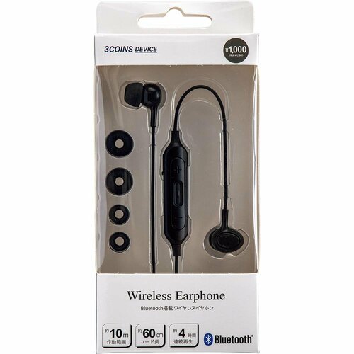 1000円なら大満足! 3COINS「Bluetooth搭載 ワイヤレスイヤホン」
