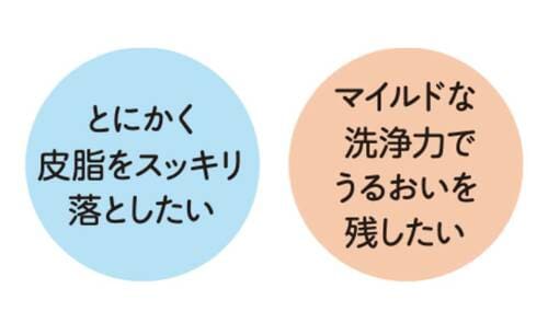 100%の両立はムリなので、どちらかを優先するか使い分けを 泡洗顔料おすすめ イメージ