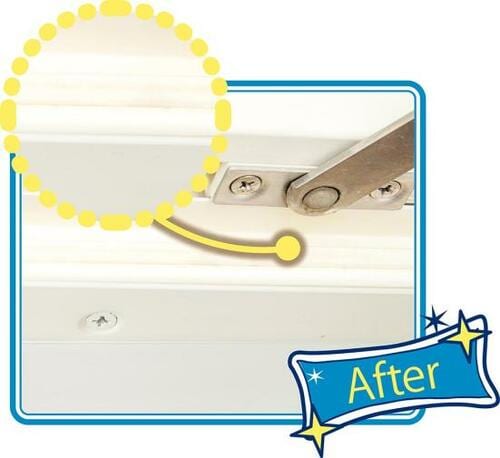 パッキンのカビは「カビ取り剤をティッシュで密着」で取り払う！ イメージ4