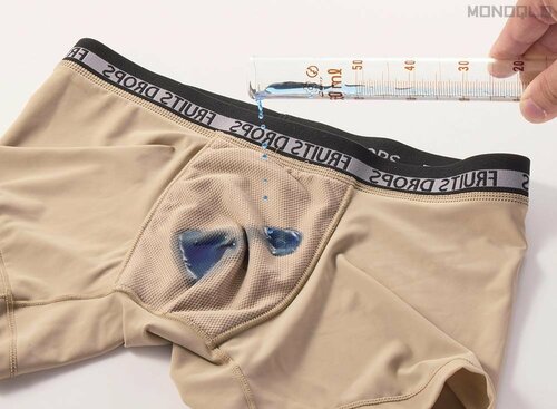 選び方1:吸水力 男性向け尿漏れパンツ・吸水ショーツ・失禁パンツおすすめ イメージ