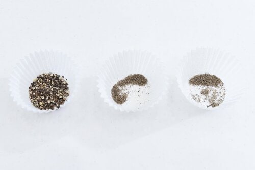 挽いた後の仕上がり ブラックペッパー ペッパーミルおすすめ イメージ